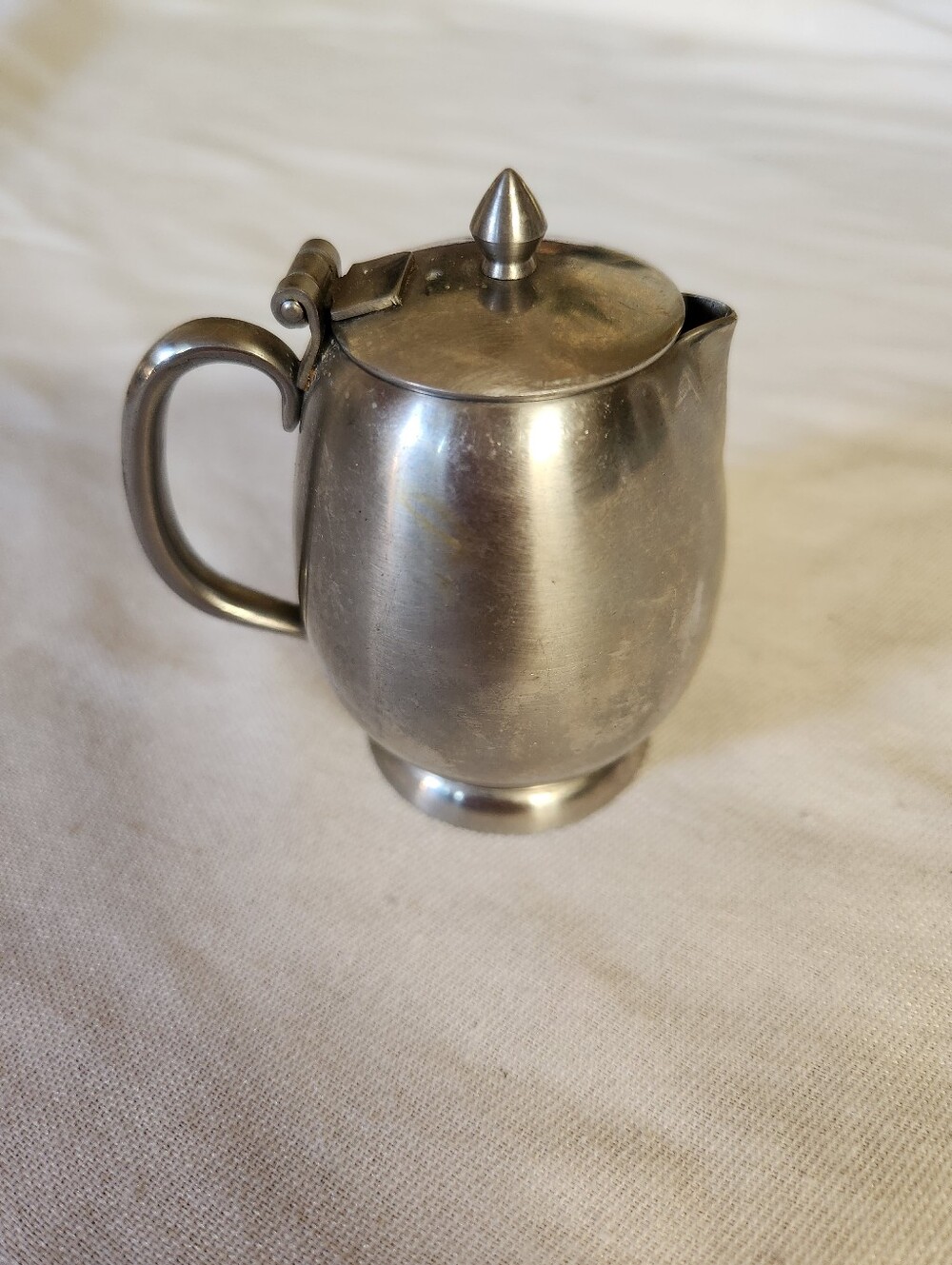 Vintage Arnbee Japan 18-8 Stainless Steel Mini Creamer Pitcher 6008